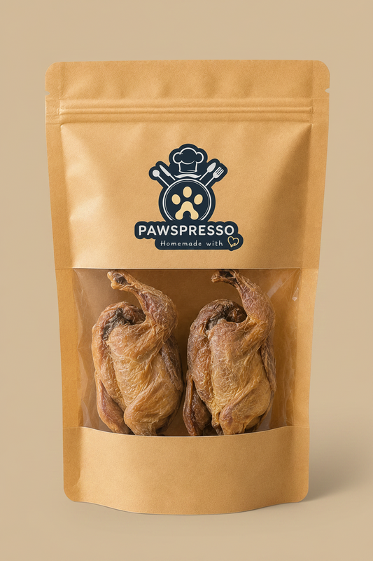 Freeze-dried raw whole quail treats for dogs and cats – Pawspresso With Love