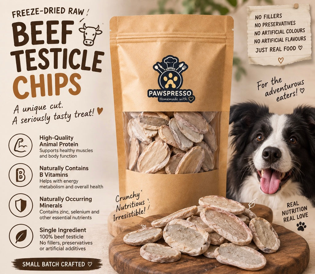 Freeze-dried Raw Beef Testicle Chips