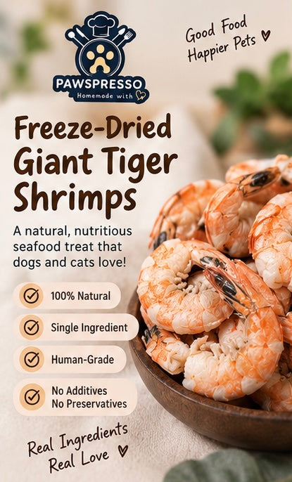 Freeze-dried Giant Tiger Shrimps