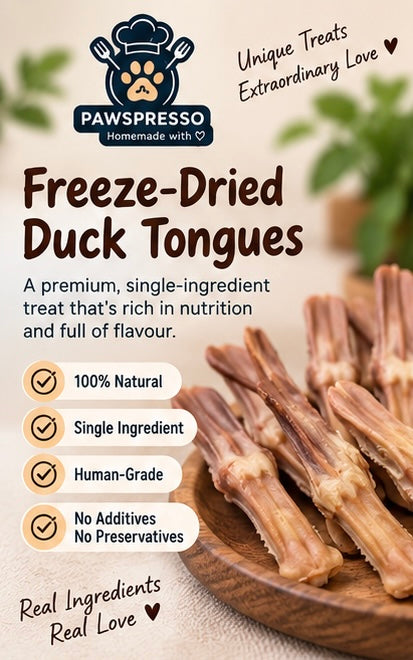 Freeze-dried Duck Tongues